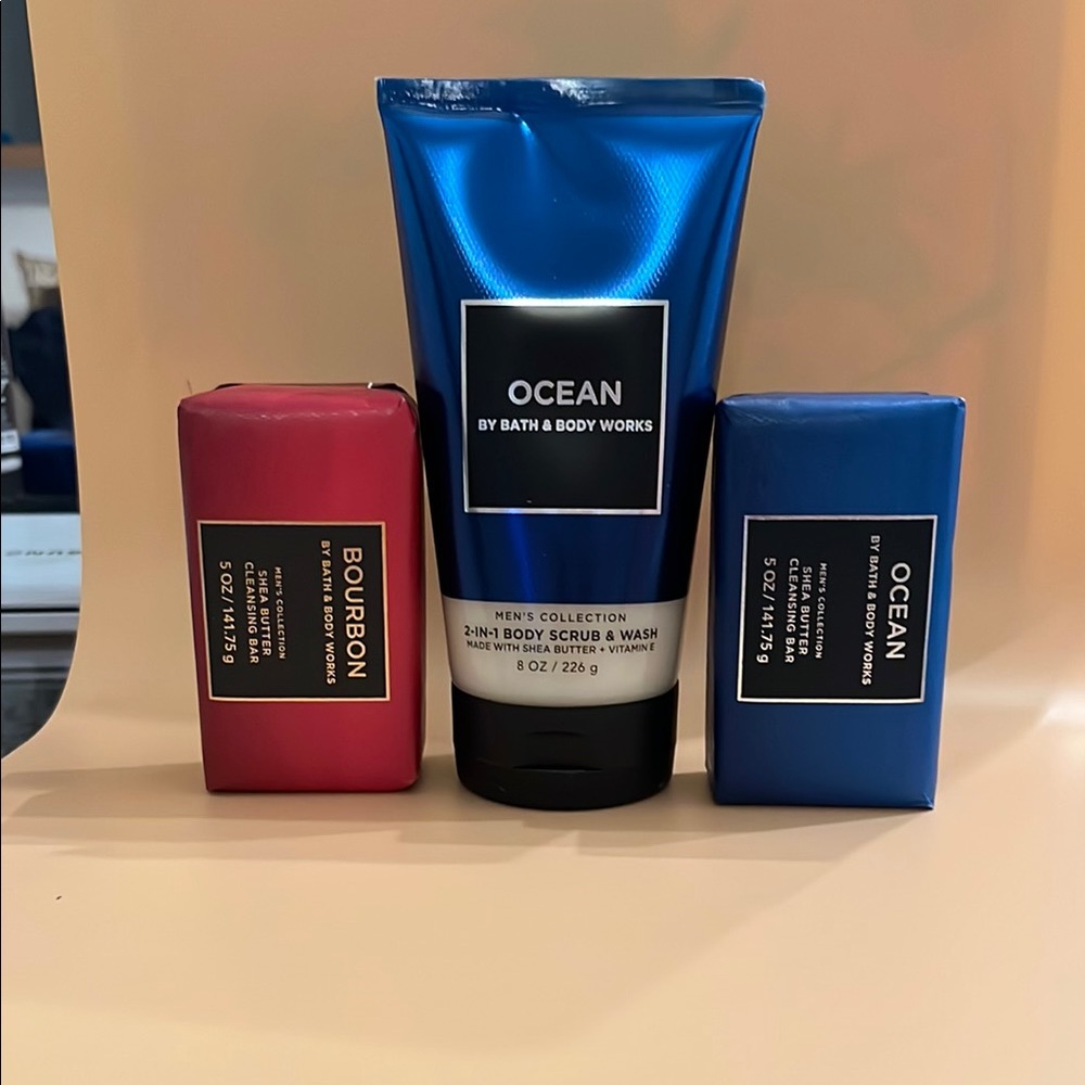 Bath & Body Works Ocean and Bourbon Trio